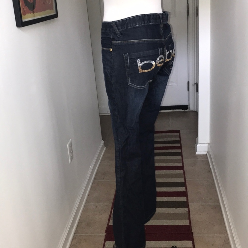 BEBE Bombshell Bootcut Jeans Size 27 😘❤️ - Picture 3 of 8